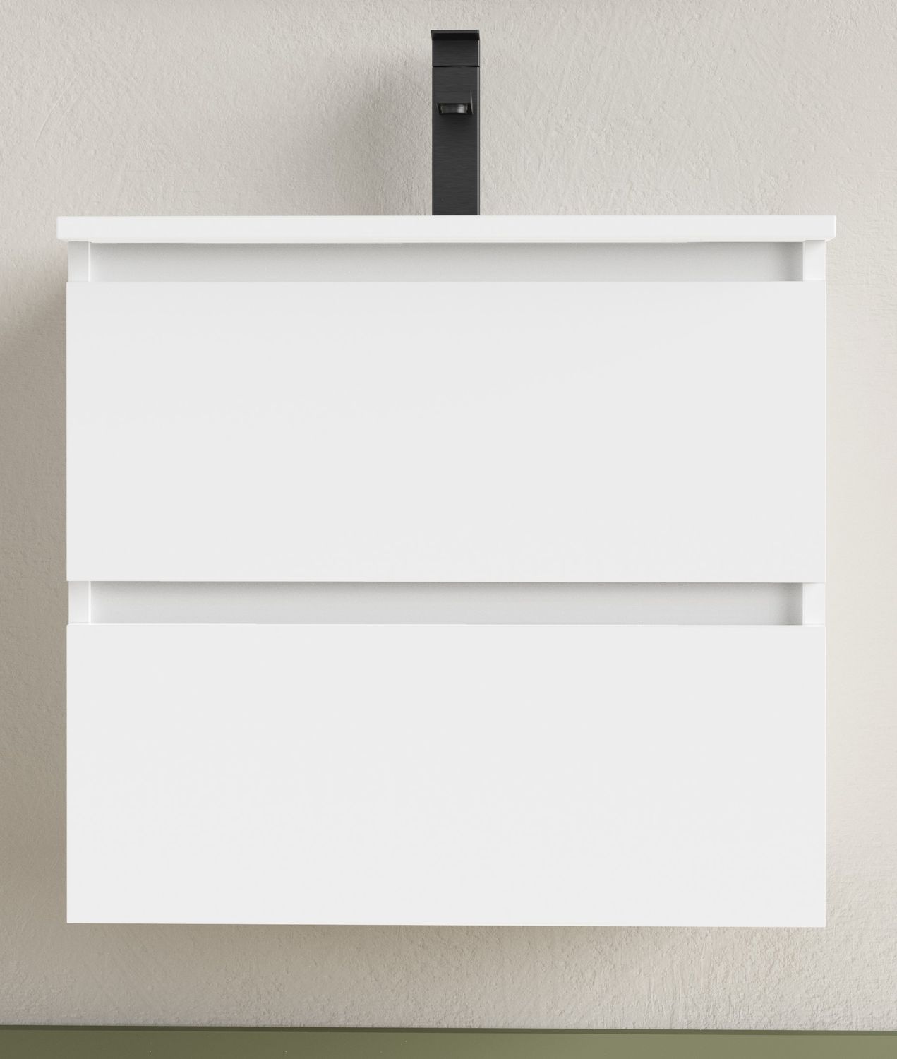 Rio onderkast 60cm hoogglans wit