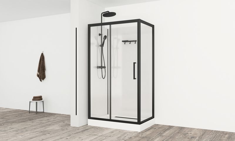 Solis douchecabine 120 x 80 cm - LINKS