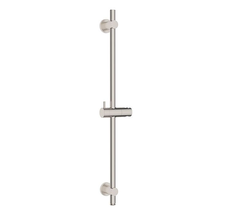 UniMatch glijstang met wateraansluiting 76,5 cm geborsteld staal