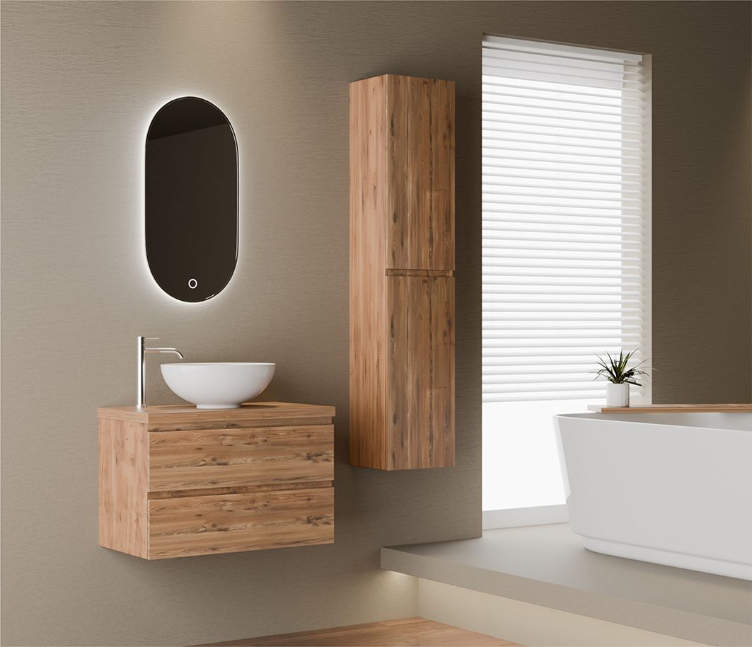 Style onderkast 80x45x50 cm 2x lade - honing eiken