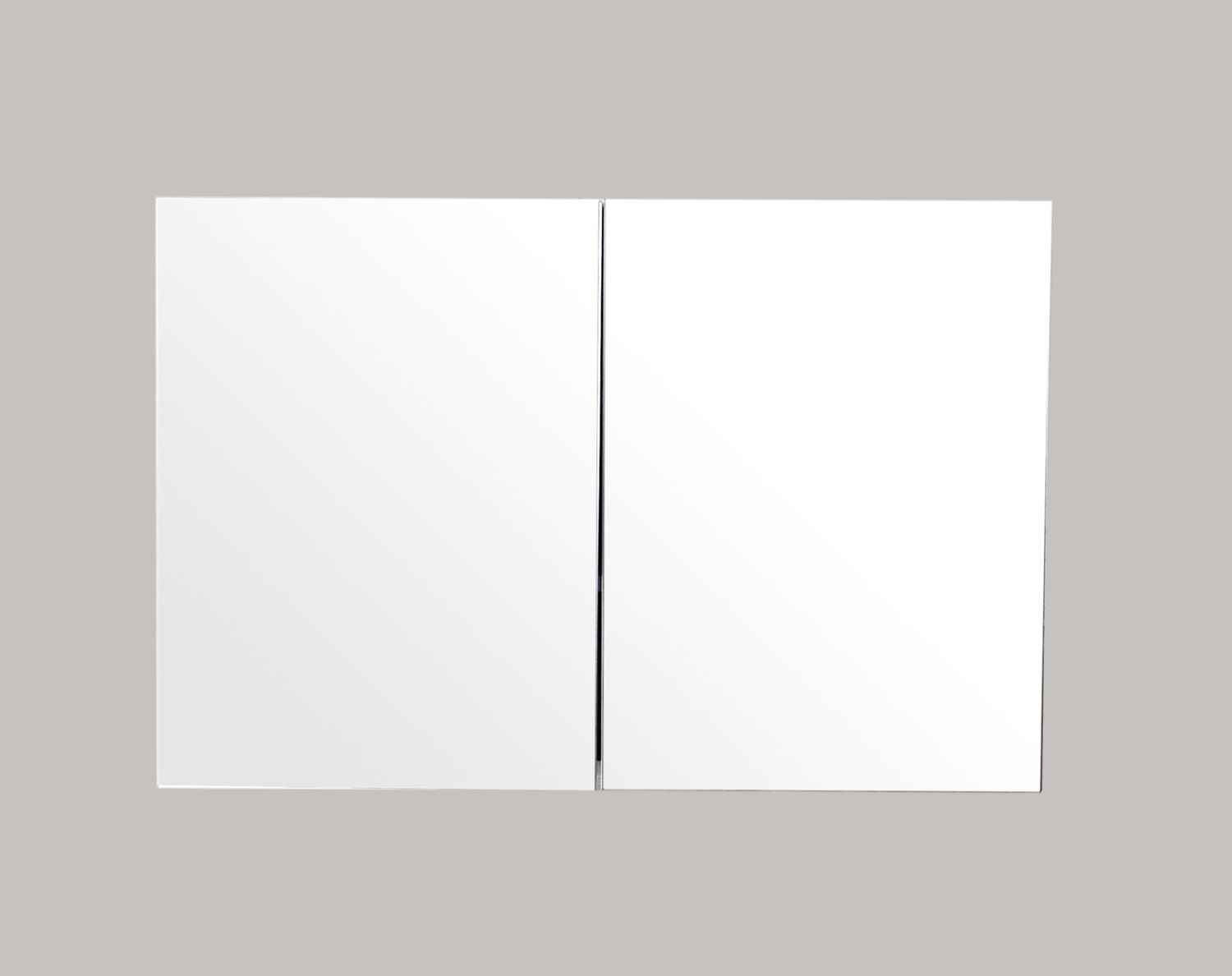 Spiegelkast Universeel 80 Cm Wit - 2 Deuren