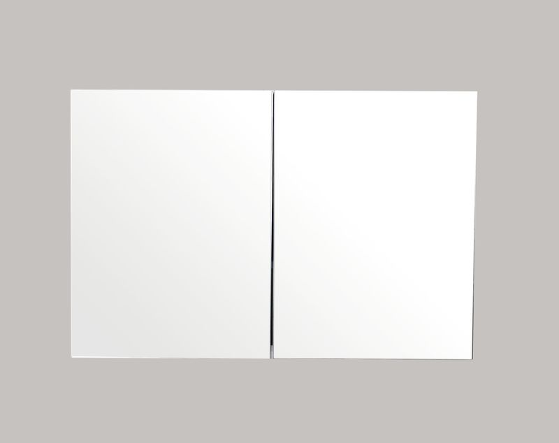 Spiegelkast Universeel 80 Cm Wit - 2 Deuren
