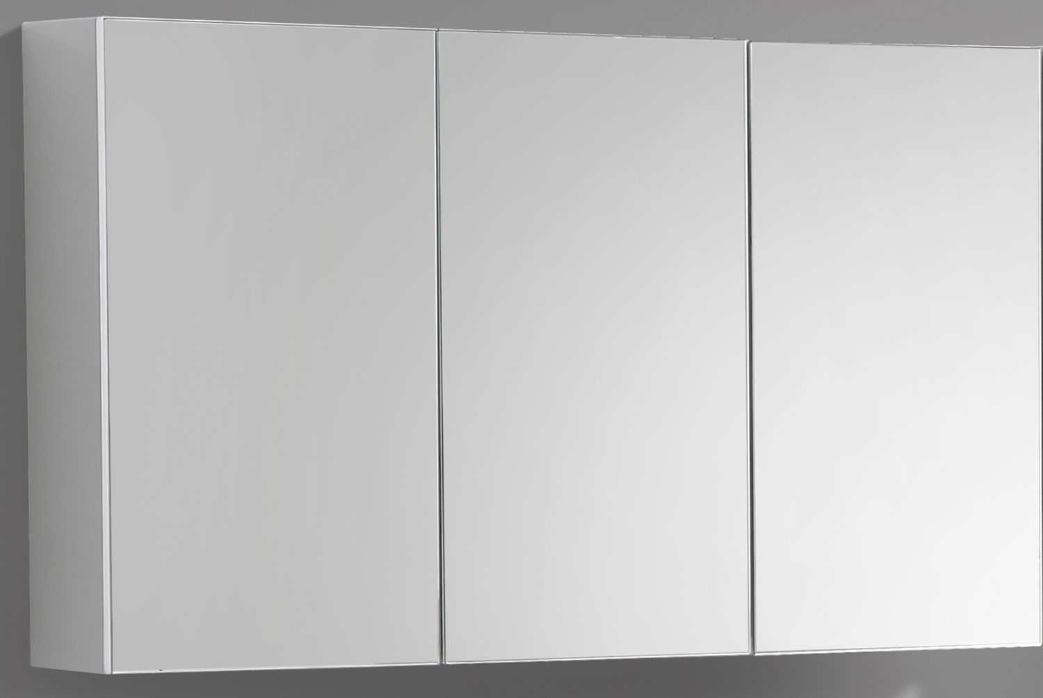 Spiegelkast Universeel 120 Cm Wit - 3 Deuren