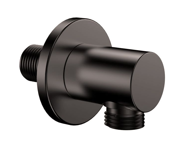 UniMatch wandaansluitbocht rond 1/2&quot; gunmetal