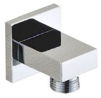Rombo wandaansluitbocht vierkant 1/2&quot; chroom