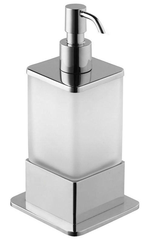 Eris vrijstaande zeepdispenser chroom