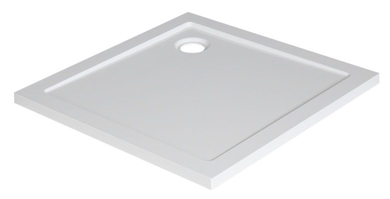 luxe douchebak SMC vierkant 90x90x4 wit