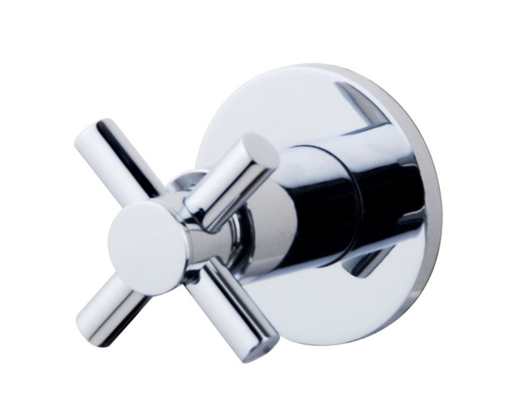 Cross stopkraan inbouw 1/2&#39;&#39; chroom