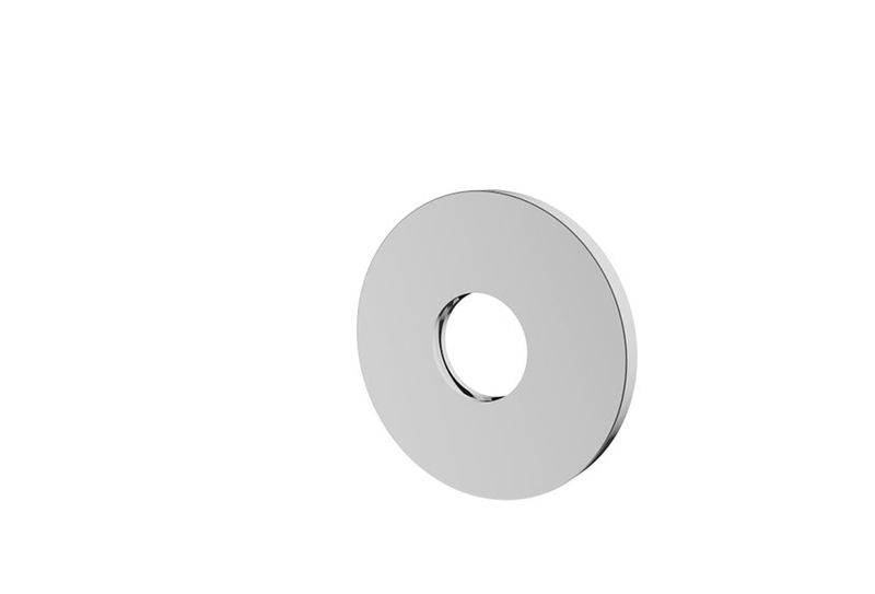 Caral rozet uitloop eenhendel wastafelkraan 65 mm chroom