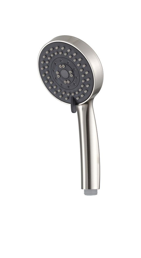 handdouche rond 5 standen geborsteld RVS