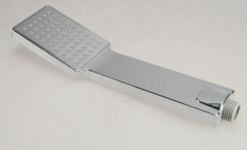 Handdouche vierkant/plat 1/2&#39;&#39; chroom
