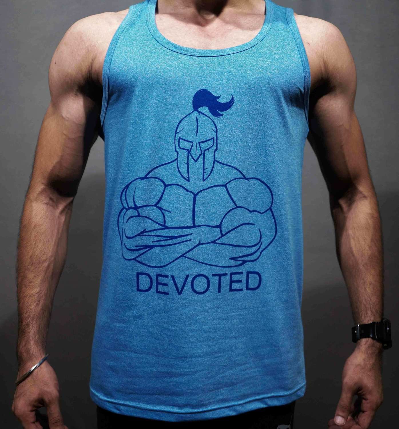 Devoted Men&#39;s Vest - Sky Blue Universe | Spartan