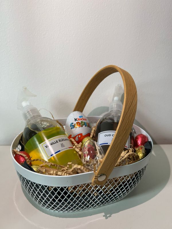 Panier De Pâques Blanc