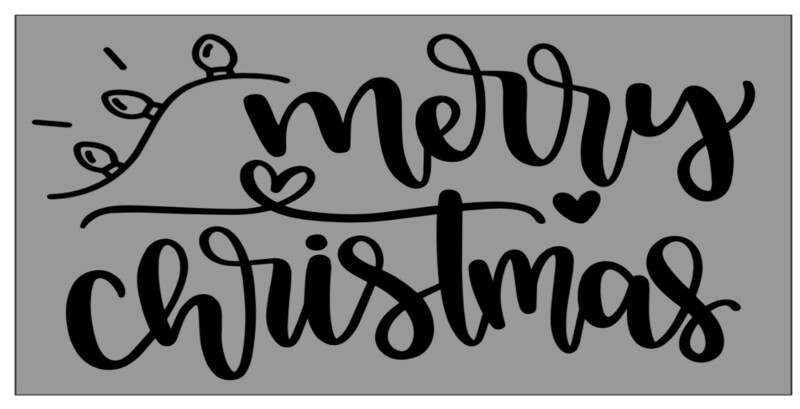 Coir Door Mat - Merry Christmas 