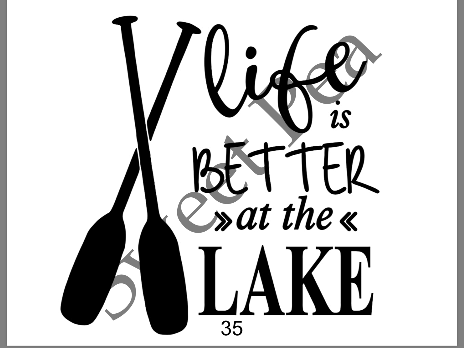 11&quot;x16&quot; DIY Stencil