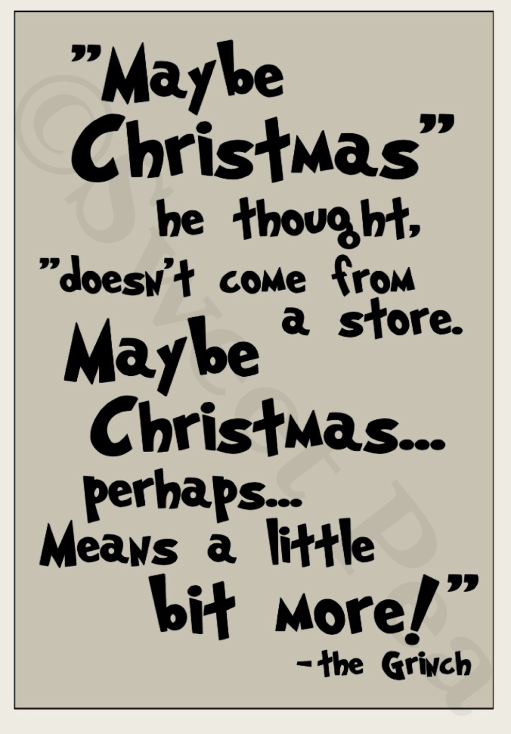 11”x16” Christmas Paint Party Stencil #14