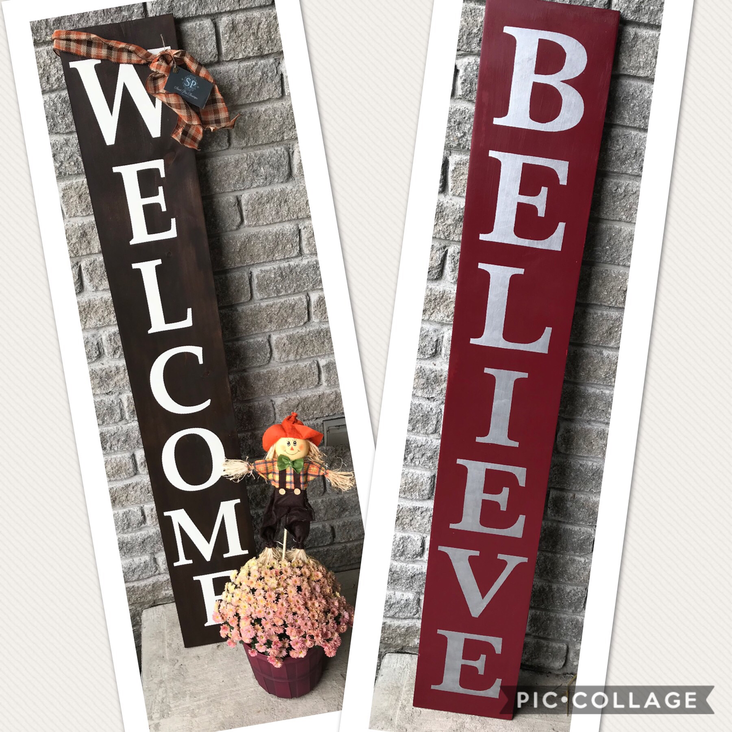 Double Sided Porch Sign