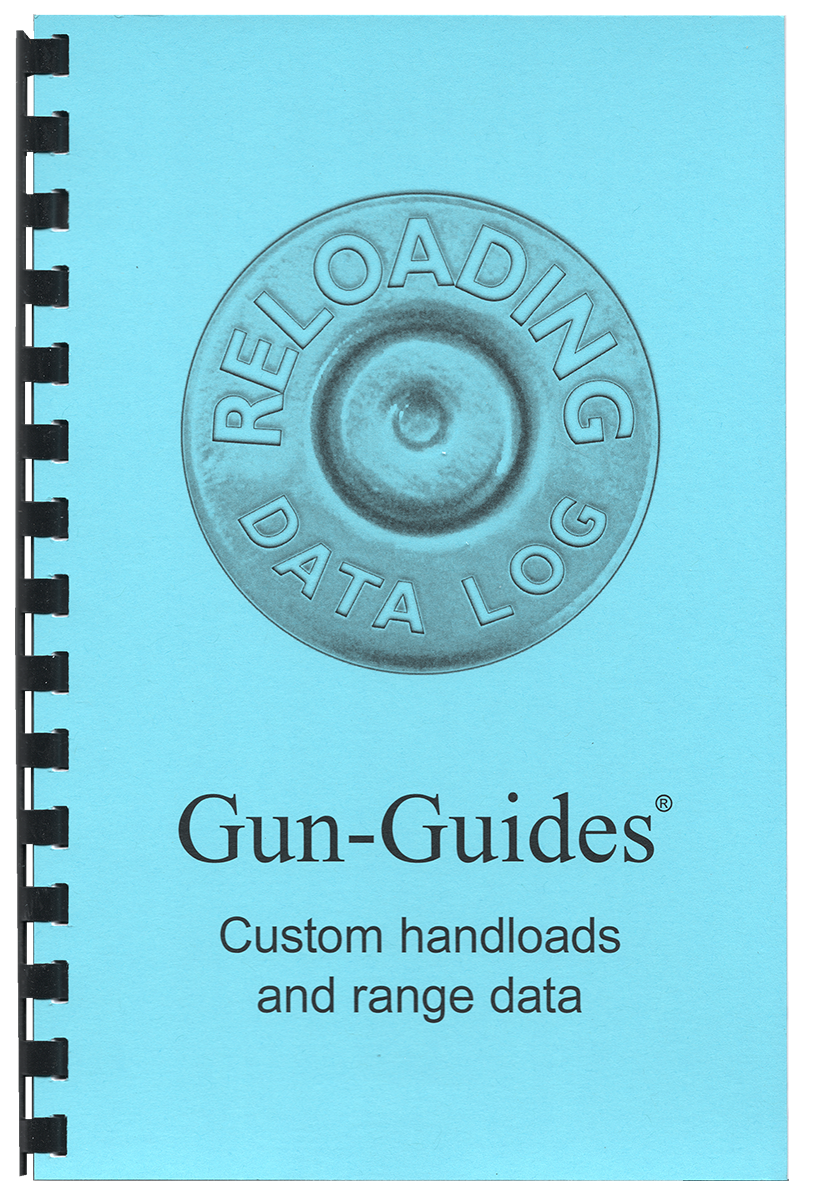 Reloading Data Log by Gun-Guides®