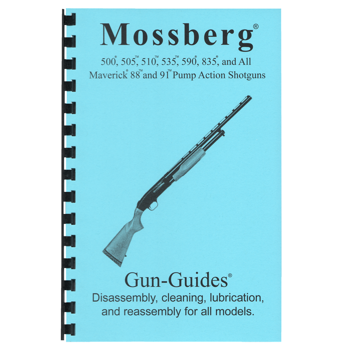 Mossberg Pump Action Shotguns Gun-Guides® Disassembly &amp; Reassembly for All Models