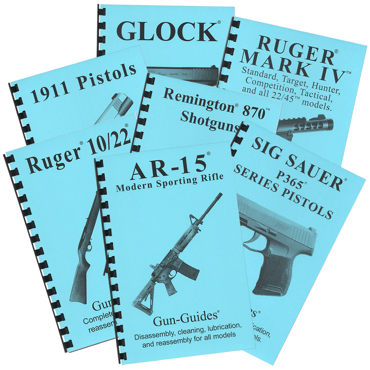 GUN-GUIDES® PISTOLS BUNDLE DEAL! Includes ALL 14 Gun-Guides® FREE SHIPPING