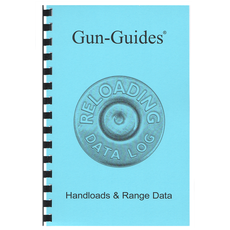 RELOADING DATA LOG BOOK * 2025  3 and 6 packs.