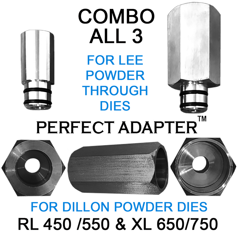 The Perfect Adapter™ COMBO - All 3 of our Reloading Adapters.