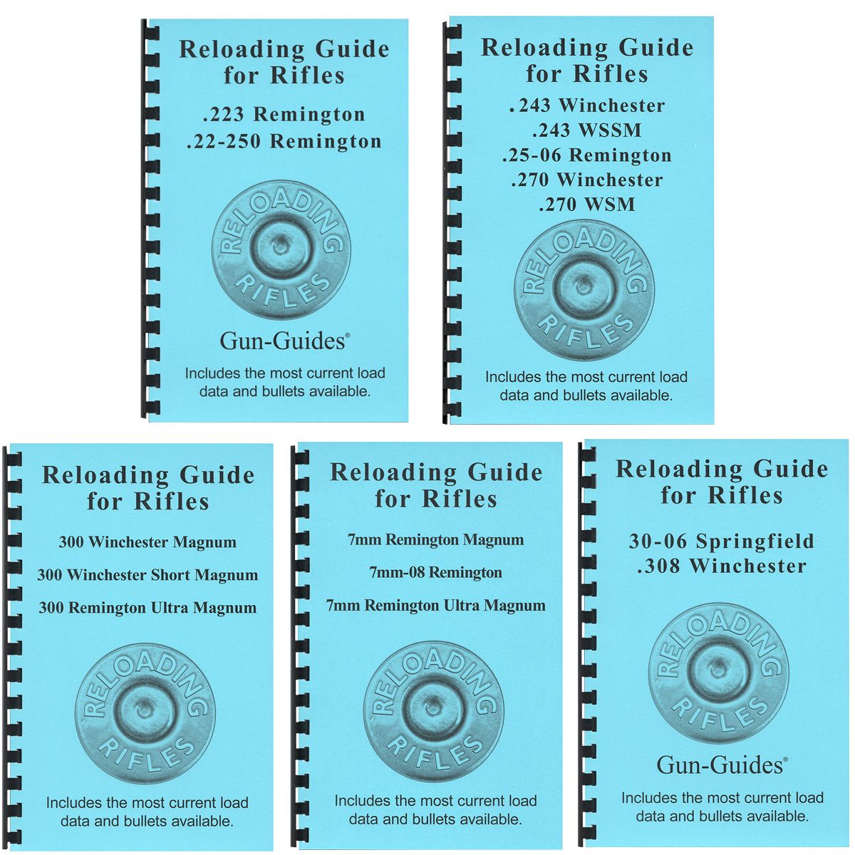 RELOADING RIFLES - BUNDLE - 5 Gun-Guides®
