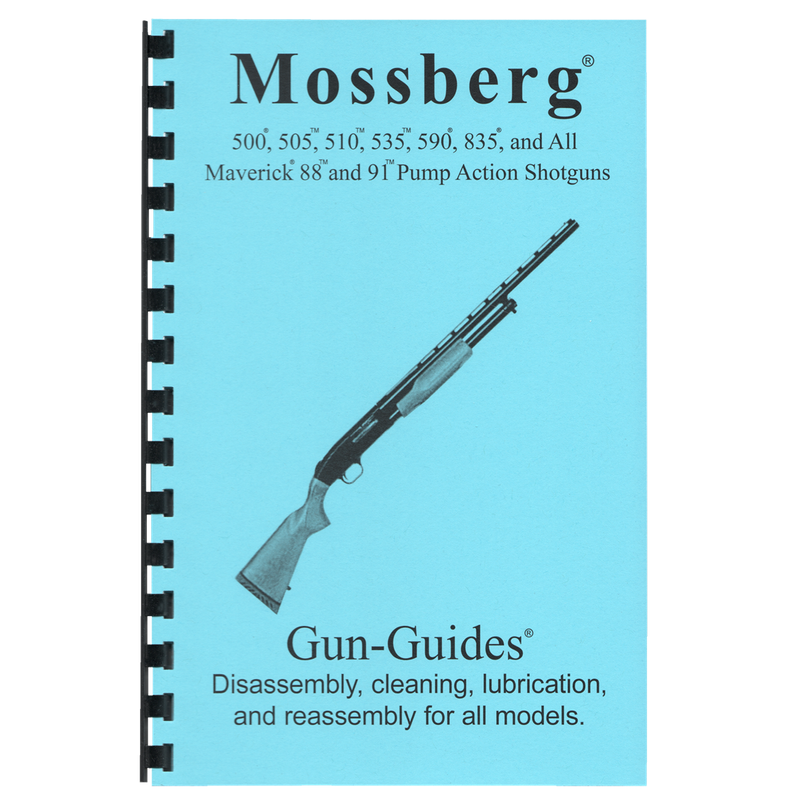 Mossberg Pump Action Shotguns Gun-Guides® Disassembly &amp; Reassembly for All Models