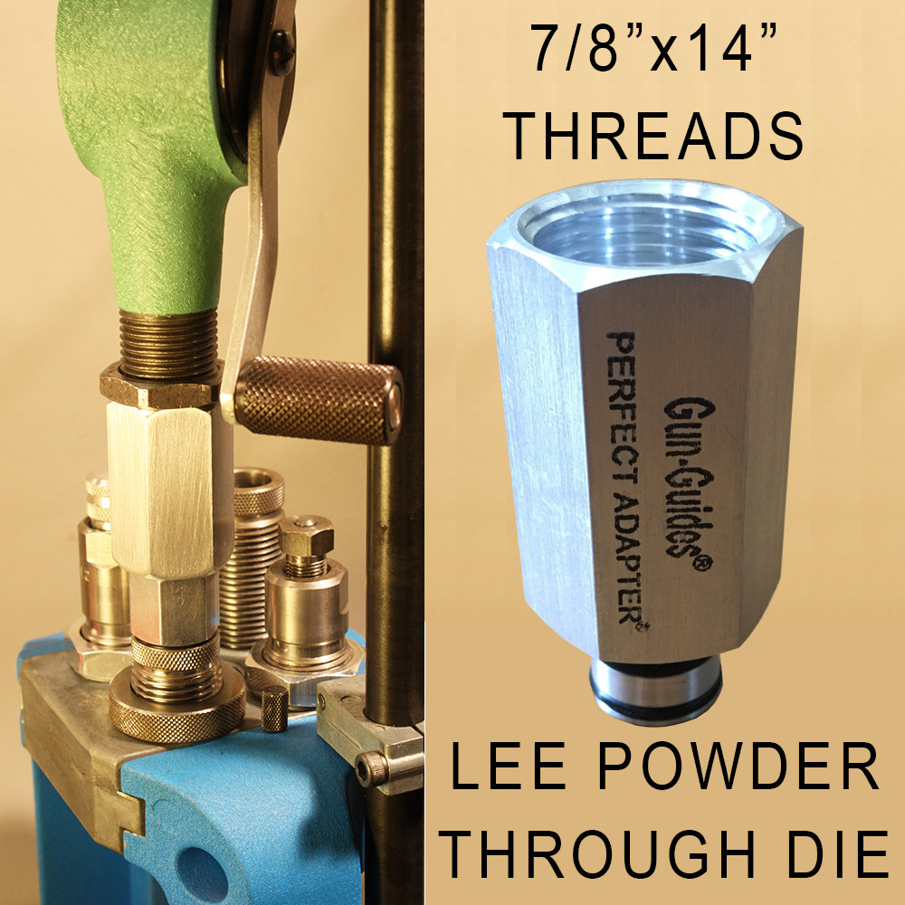 Universal Powder Measure by Perfect Adapter™ for Reloading | Fits all 7/8"-14 Powder Measures
