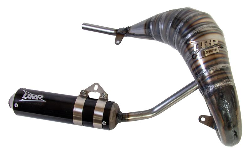 LÍNEA DE ESCAPE NEGRA FANTIC 86 a 90cc