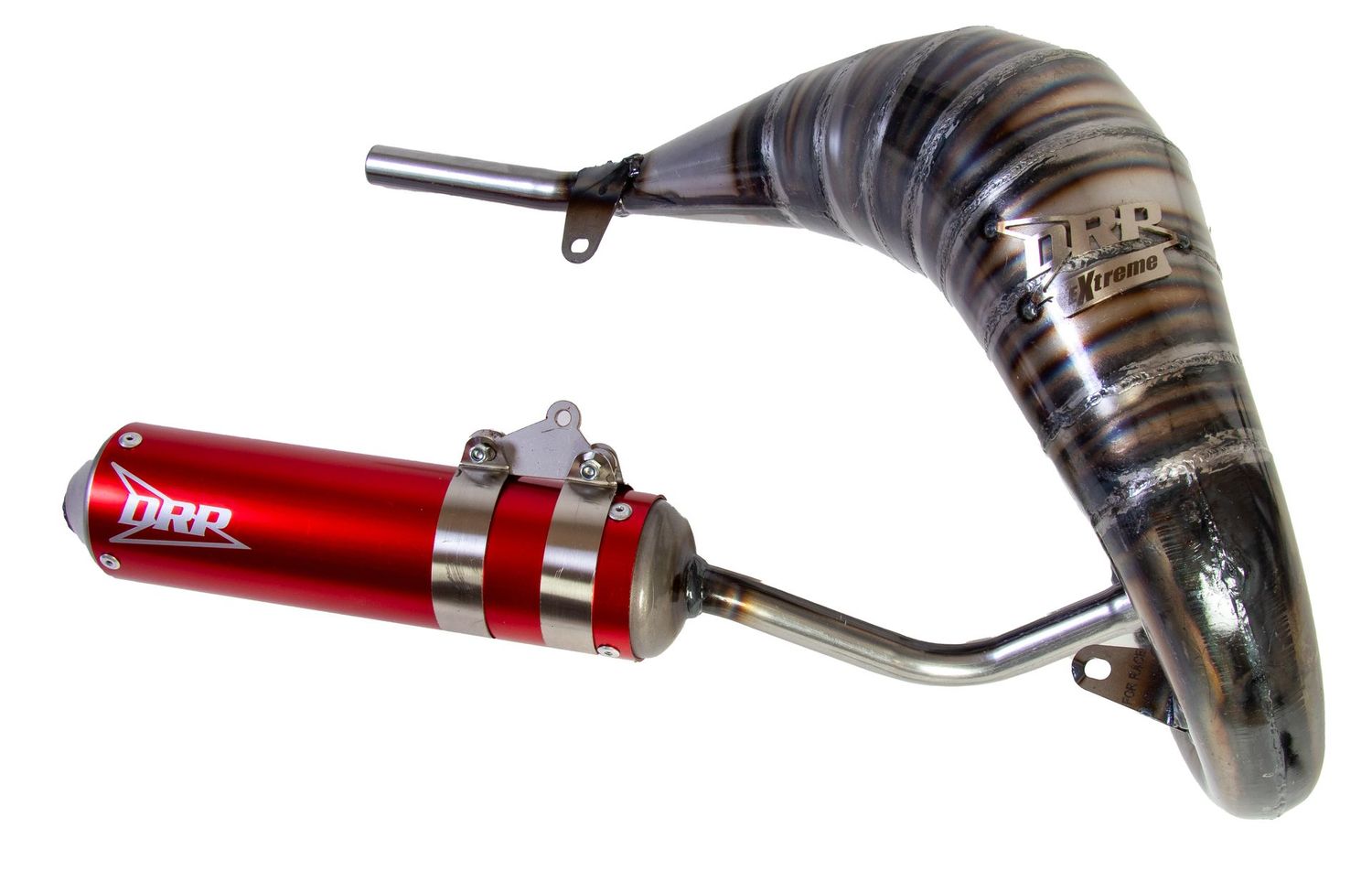 LIGNE D'ECHAPPEMENT ROUGE FANTIC 86 à 90cc