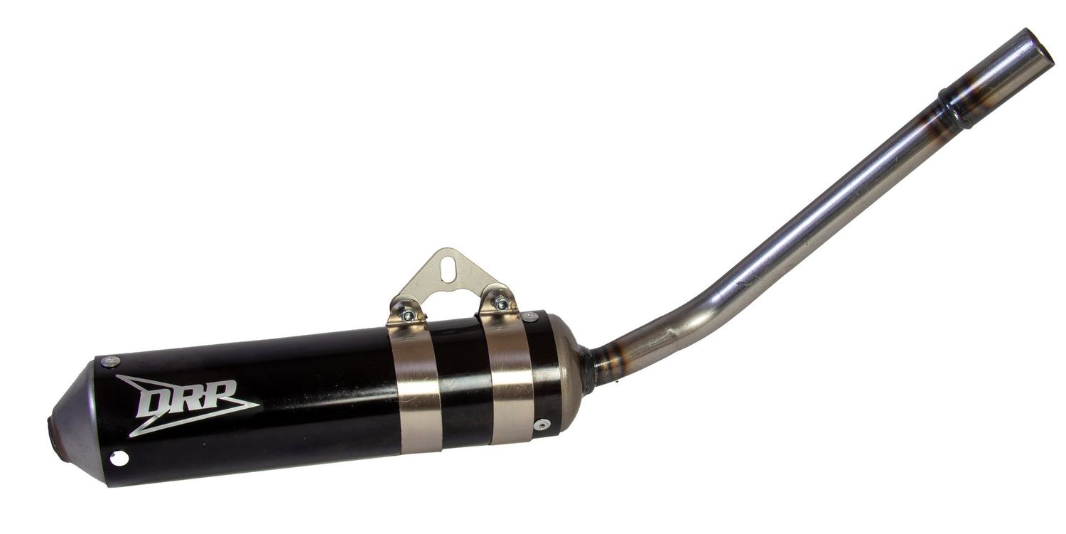 SILENCIADOR DE ESCAPE FANTIC NEGRO PARA MOTORES DE TODOS LOS CILINDROS