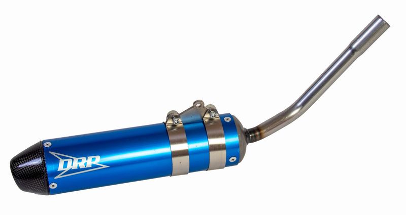 SILENCIEUX D'ECHAPPEMENT SHERCO BLEU/CARBONE TOUTES CYLINDREES