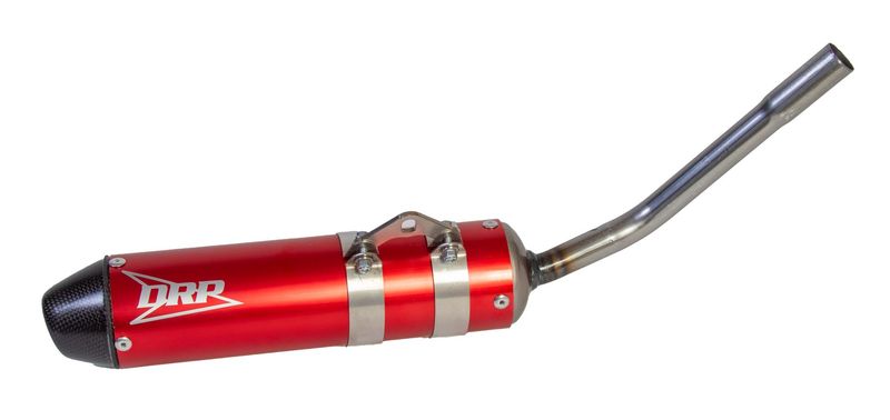 SILENCIADOR DE ESCAPE FANTIC ROJO PARA MOTORES DE TODOS LOS CILINDROS