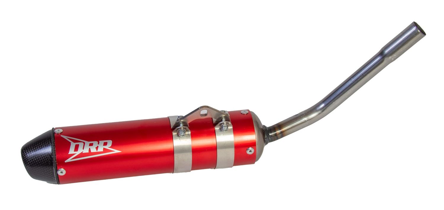 SILENCIEUX D'ECHAPPEMENT 70-80 BETA ROUGE/CARBONE