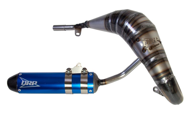 LIGNE D'ECHAPPEMENT BLEU/CARBONE BETA FAST 100cc