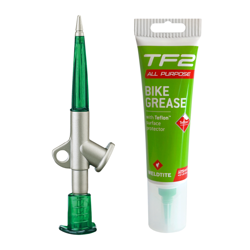 Weldtite Grease Gun &amp; Bike Grease Tube 125ml