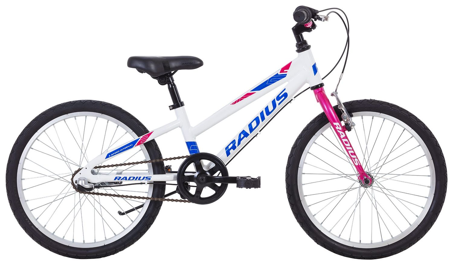 20&quot; Radius Ponyridge 3 Spd White/pink