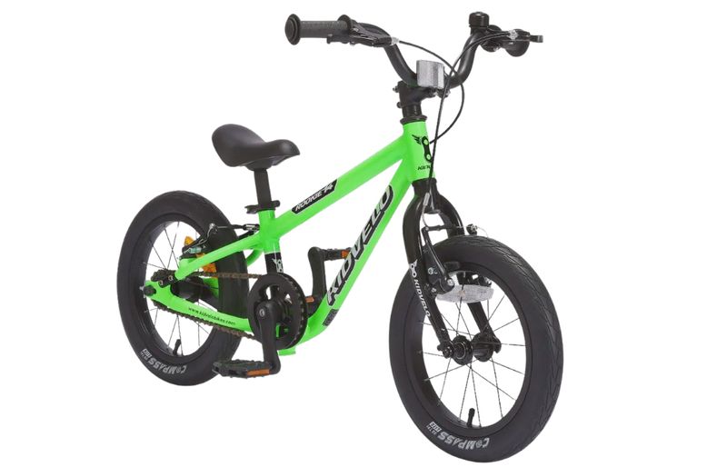 14&quot; Rookie Balance Bike with add-on Pedals - Green