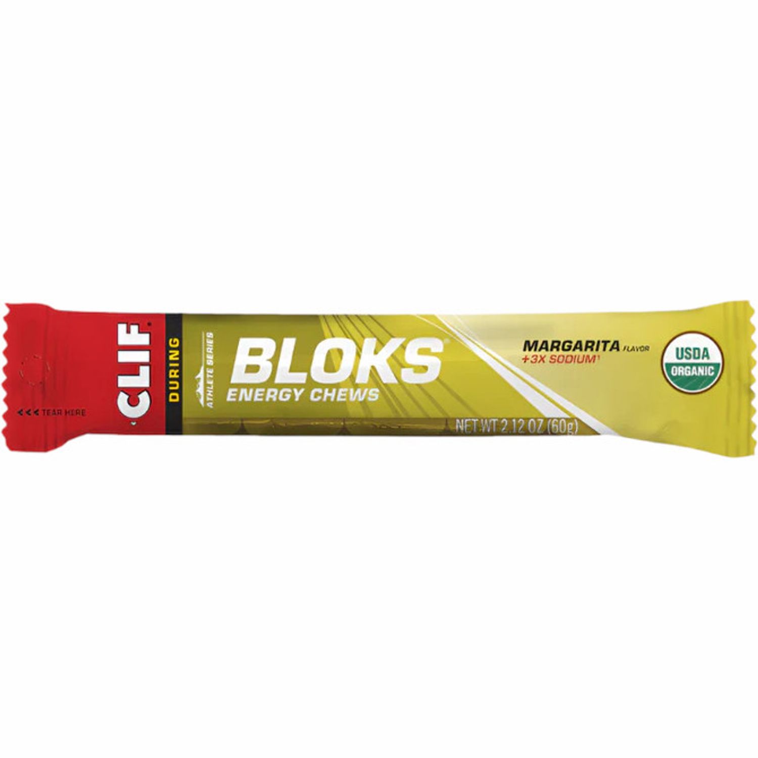 Clif Shot Bloks Chews 60gm Margarita 3 x Sodium