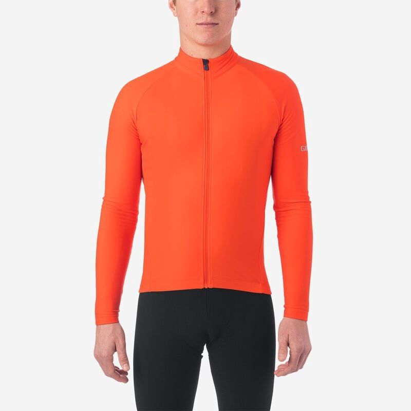 Giro Chrono Thermal Long Sleeve Jersey Orange