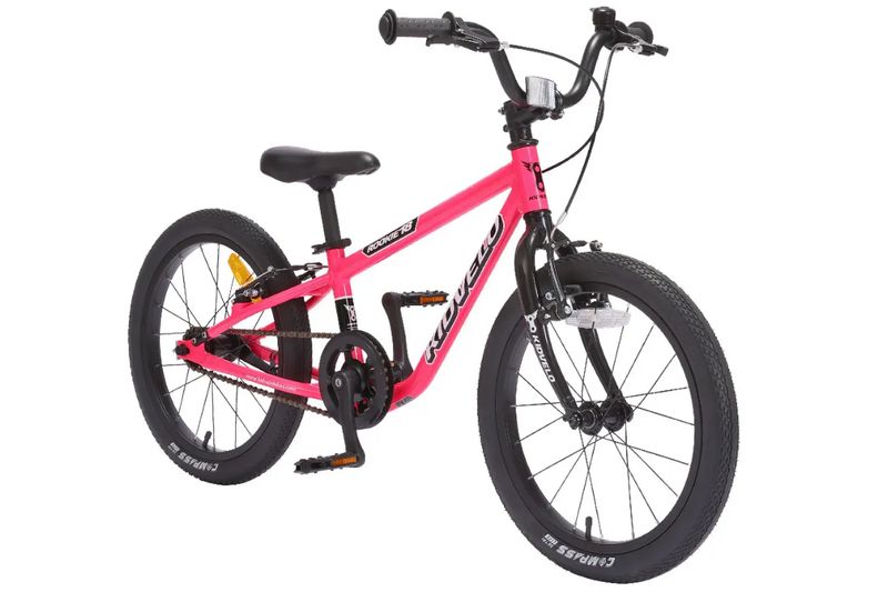 Kidvelo Rookie 18&quot; Balance Bike w/ add-on Pedals - Pink