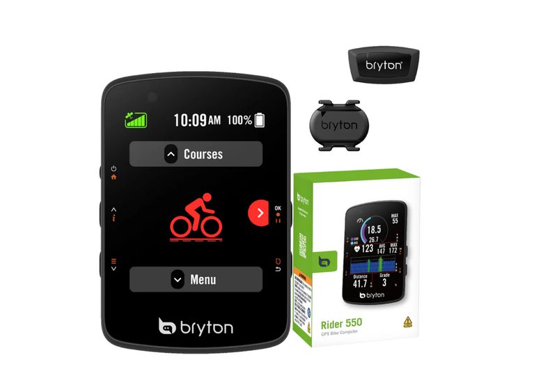 Bryton Rider 550 w/ CAD+HRM