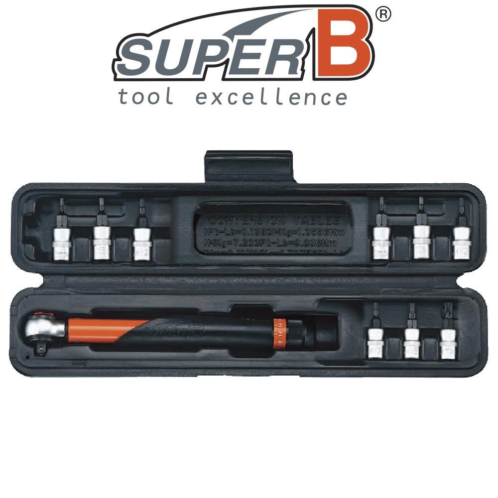 Super B Torque Wrench 3-15nm 1/4" Drive