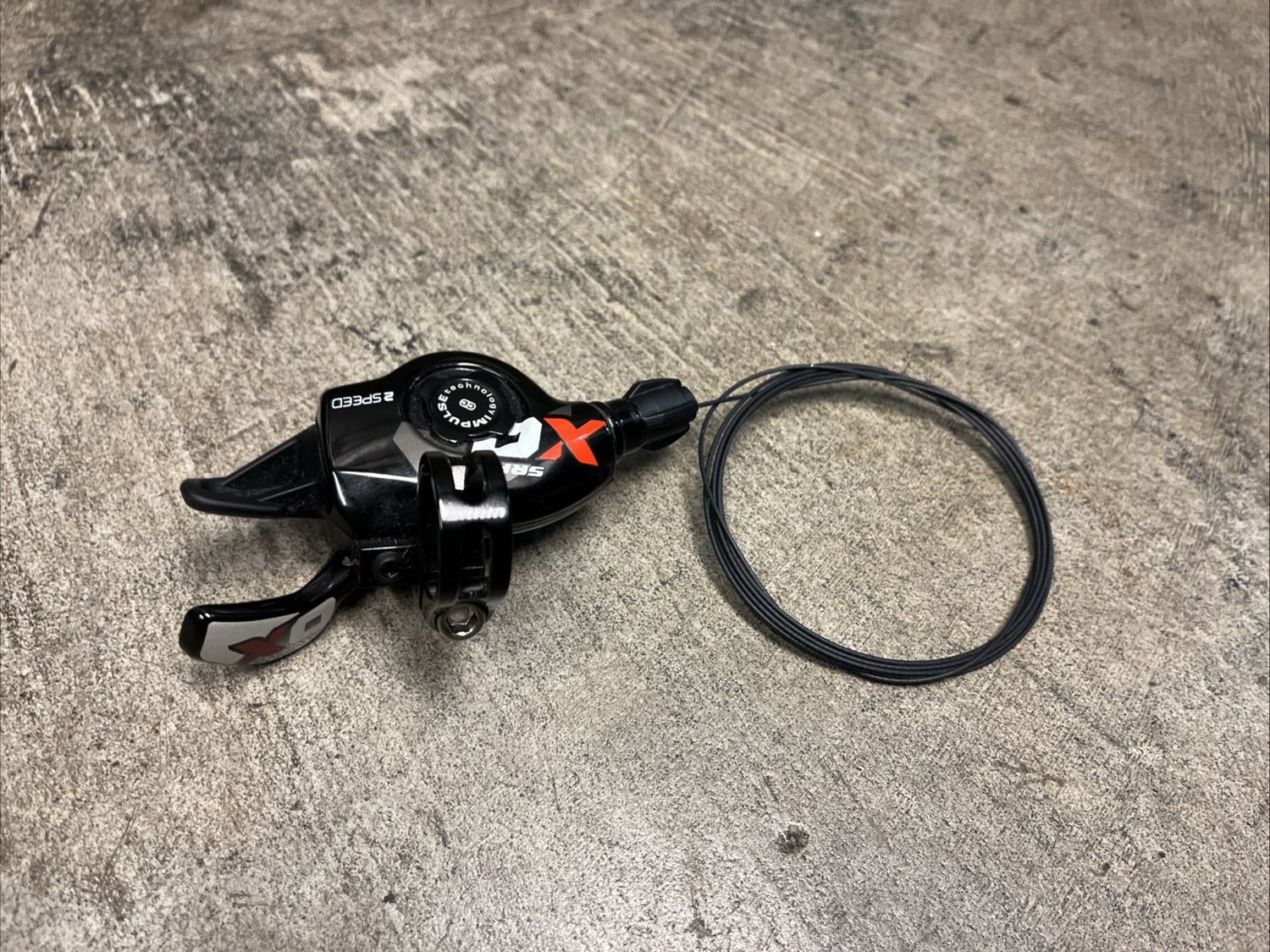 SRAM XO X0 LEFT side MTB Shifter, 2 Speed, with bar clamp, New