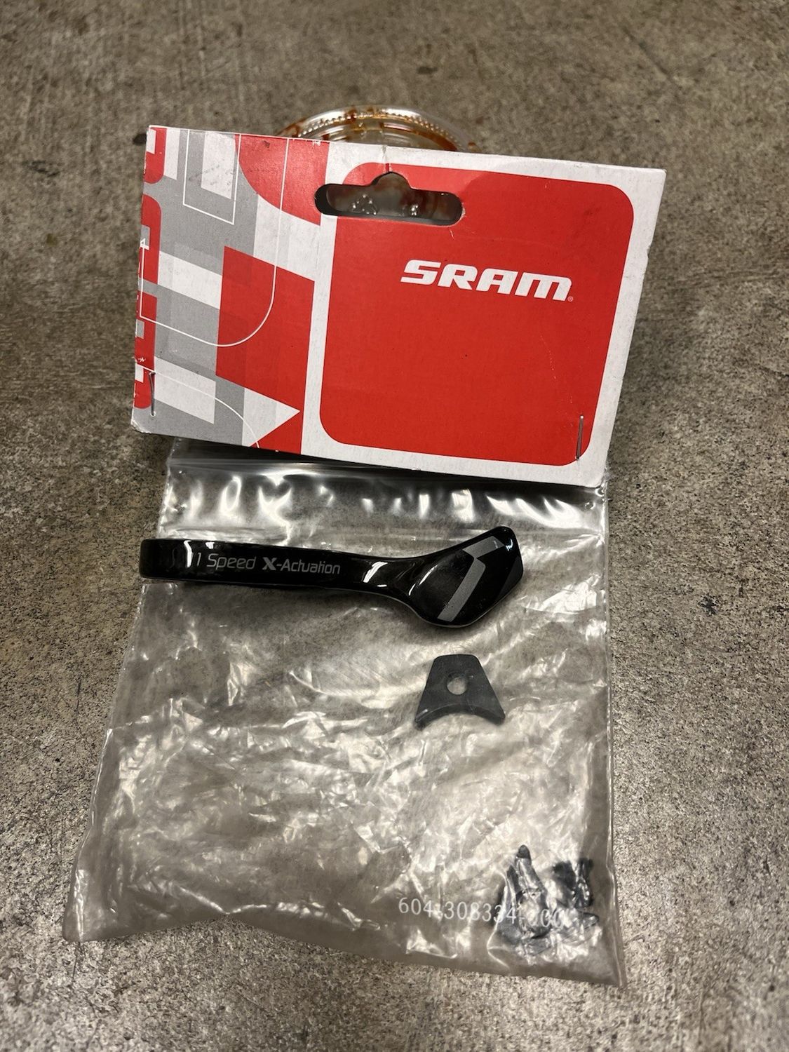 Sram XX1 Trigger Pull Lever Kit Black, Right (Carbon Thumb Lever)