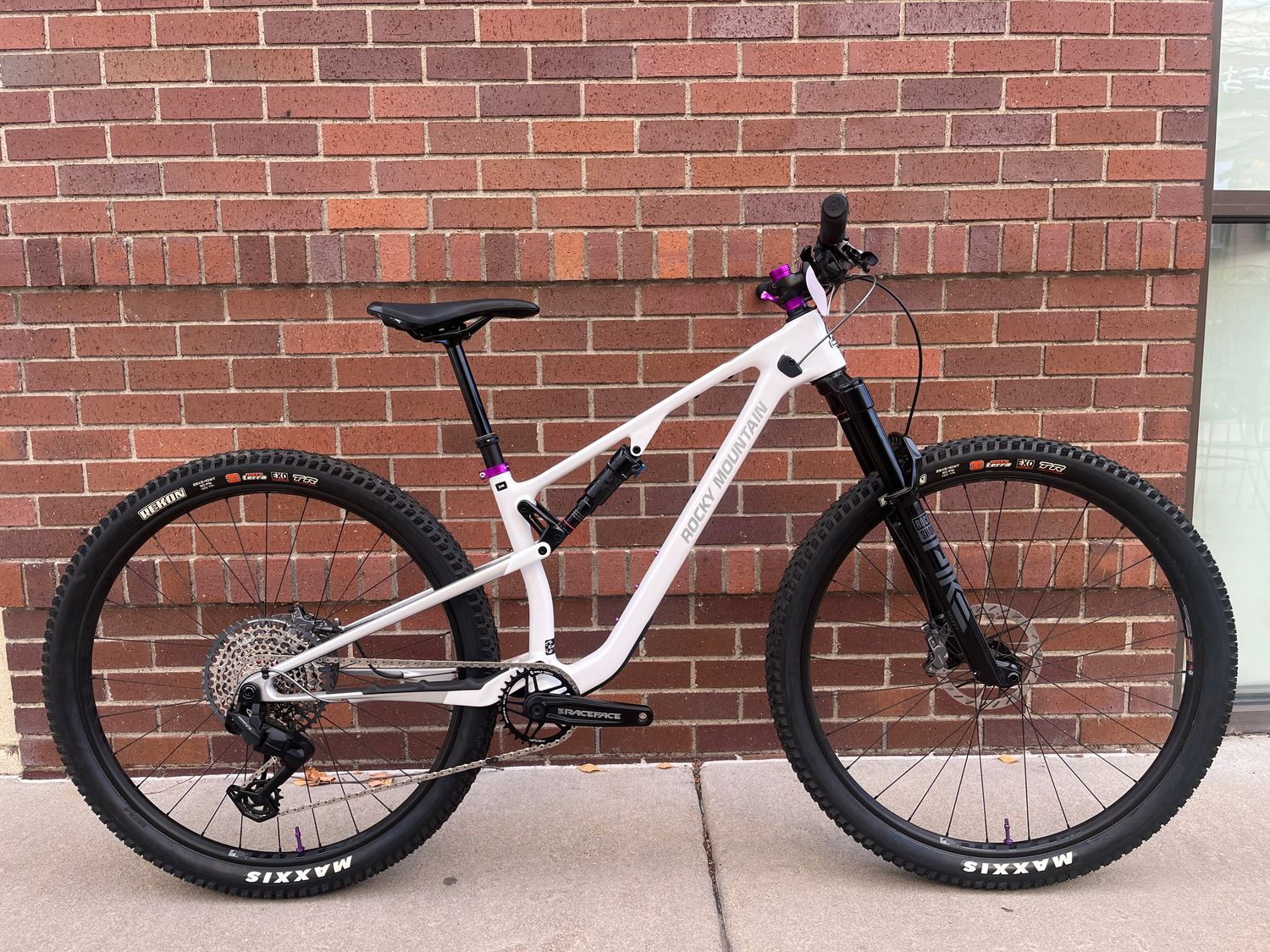 Rocky Mountain Element Custom - White/ Silver, S