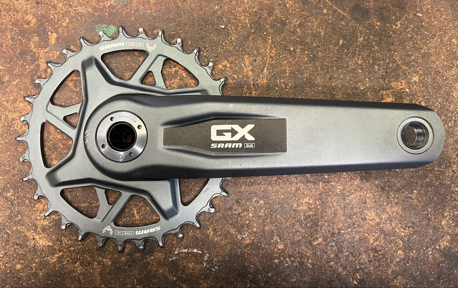 SRAM GX Transmission T-Type crankset, DUB Wide, 32t, 165mm