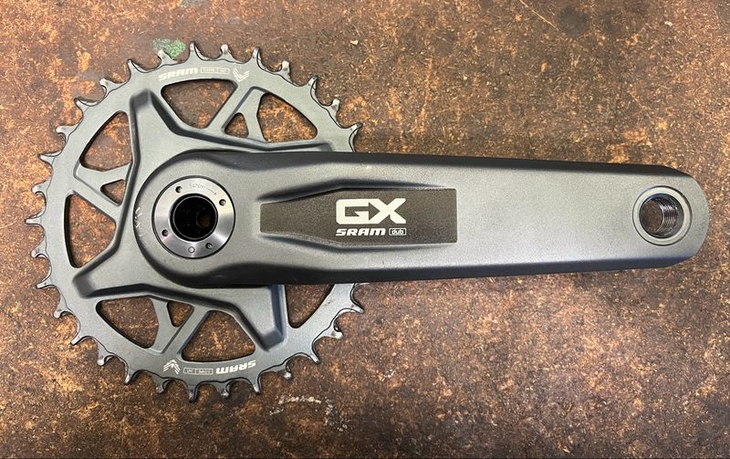 SRAM GX Transmission T-Type crankset, DUB Wide, 32t, 165mm
