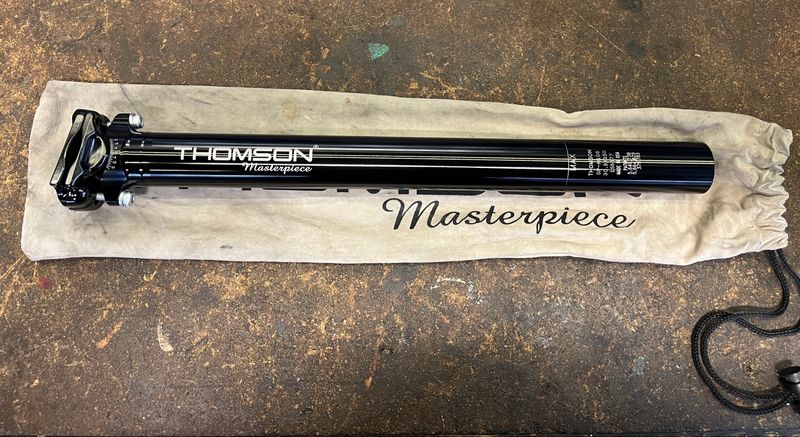 Thomson Masterpiece Seatpost: 30.9 x 350mm Black